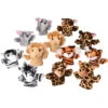 Wild Animal Finger Puppets (1 Dozen) -Carnivals Source Toys 1463 011