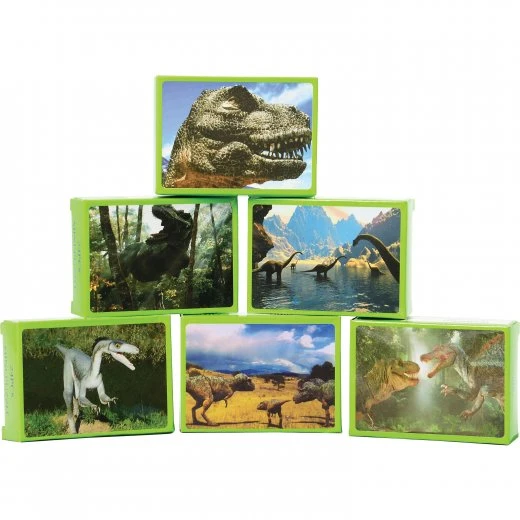 Dinosaur Jigsaw Puzzles Toy (1 dozen) Dinosaur Jigsaw Puzzles Toy (1 Dozen) -Carnivals Source Toys 1600 002