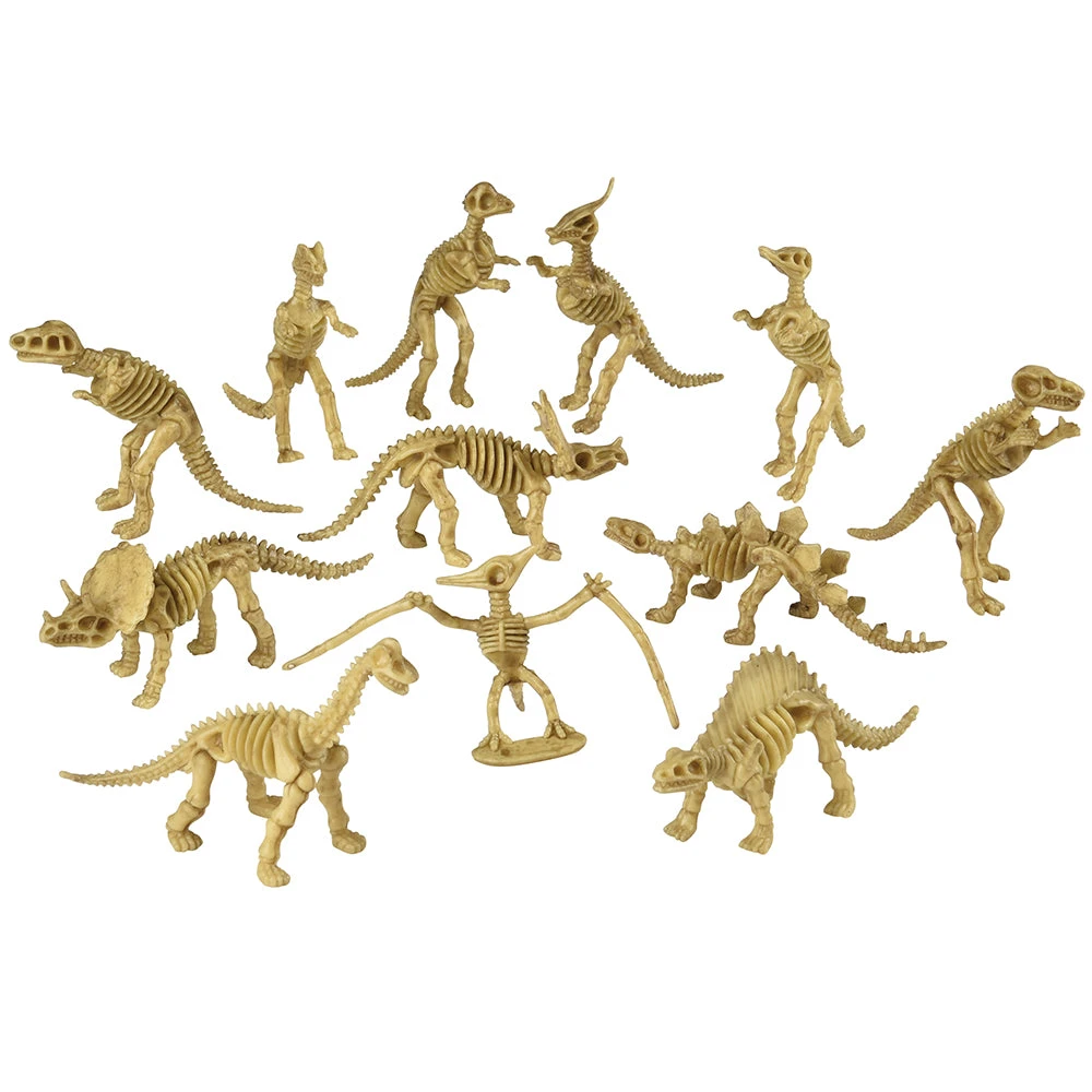 Skeleton Dinos Toy (one dozen) Skeleton Dinos Toy (one Dozen) -Carnivals Source Toys 1630 042