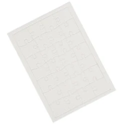 Blank Jigsaw Puzzles Toy (One Dozen) -Carnivals Source Toys 2091 007