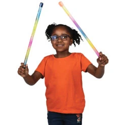 Sparkling Rainbow Batons Party Favor (One Dozen) -Carnivals Source Toys 2260 102