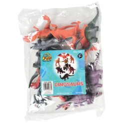 Dinosaurs Toy - 4 Inch (1 Dozen) -Carnivals Source Toys 2383 401