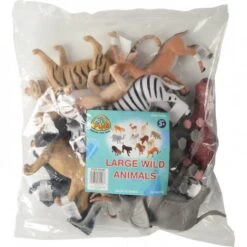Wild Animals - Large Toy (1 Dozen) -Carnivals Source Toys 2396 003