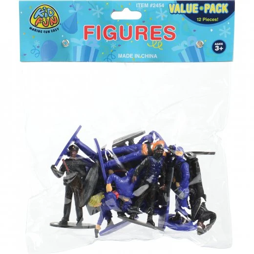 Police Figures Toy Set (1 Dozen) Police Figures Toy Set (1 Dozen) -Carnivals Source Toys 2454 001