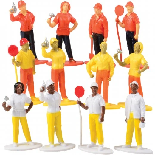 Construction Workers Toy Set (1 Dozen) Construction Workers Toy Set (1 Dozen) -Carnivals Source Toys 2466 002