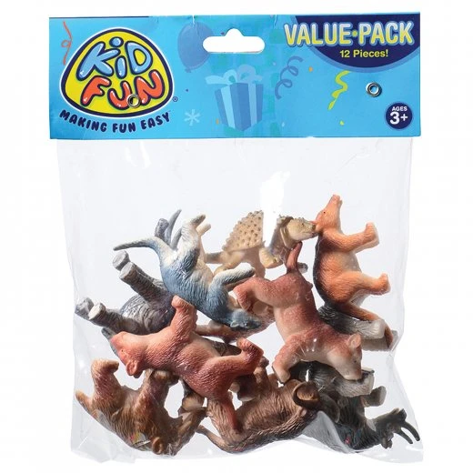 Mini Ice Age Animal Assortment Toy 12 pieces Mini Ice Age Animal Assortment Toy 12 Pieces -Carnivals Source Toys 4469 002