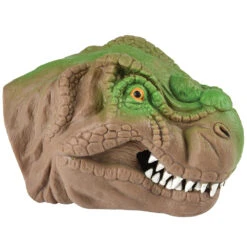 Stretchy Dinosaur Hand Puppet Toy (pack Of 6)