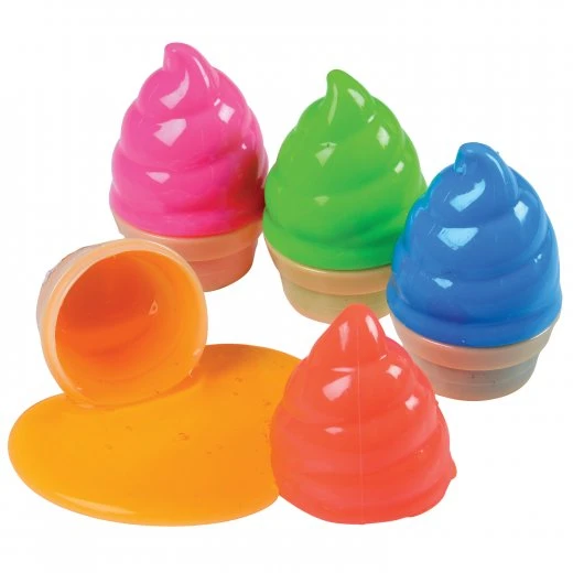 Ice Cream Putty Toy (20 Per Package) Ice Cream Putty Toy (20 Per Package) -Carnivals Source Toys 4581 003