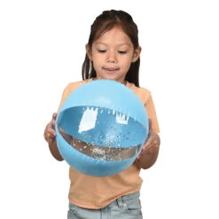 Glitter Stripe Beach Ball 12 Per Pack -Carnivals Source Toys 5113 003