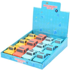 Eco-Friendly ToyCars 12 Piece Display -Carnivals Source Toys 5200 007