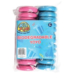 Eco-Friendly Yo Yo 12 Per Pack -Carnivals Source Toys 5203 003