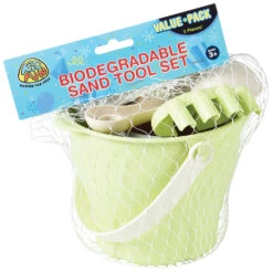 Eco-Friendly Kid's Sand Tool Set 8 Eco-Friendly Kid's Sand Tool Set -Carnivals Source Toys 5210 001