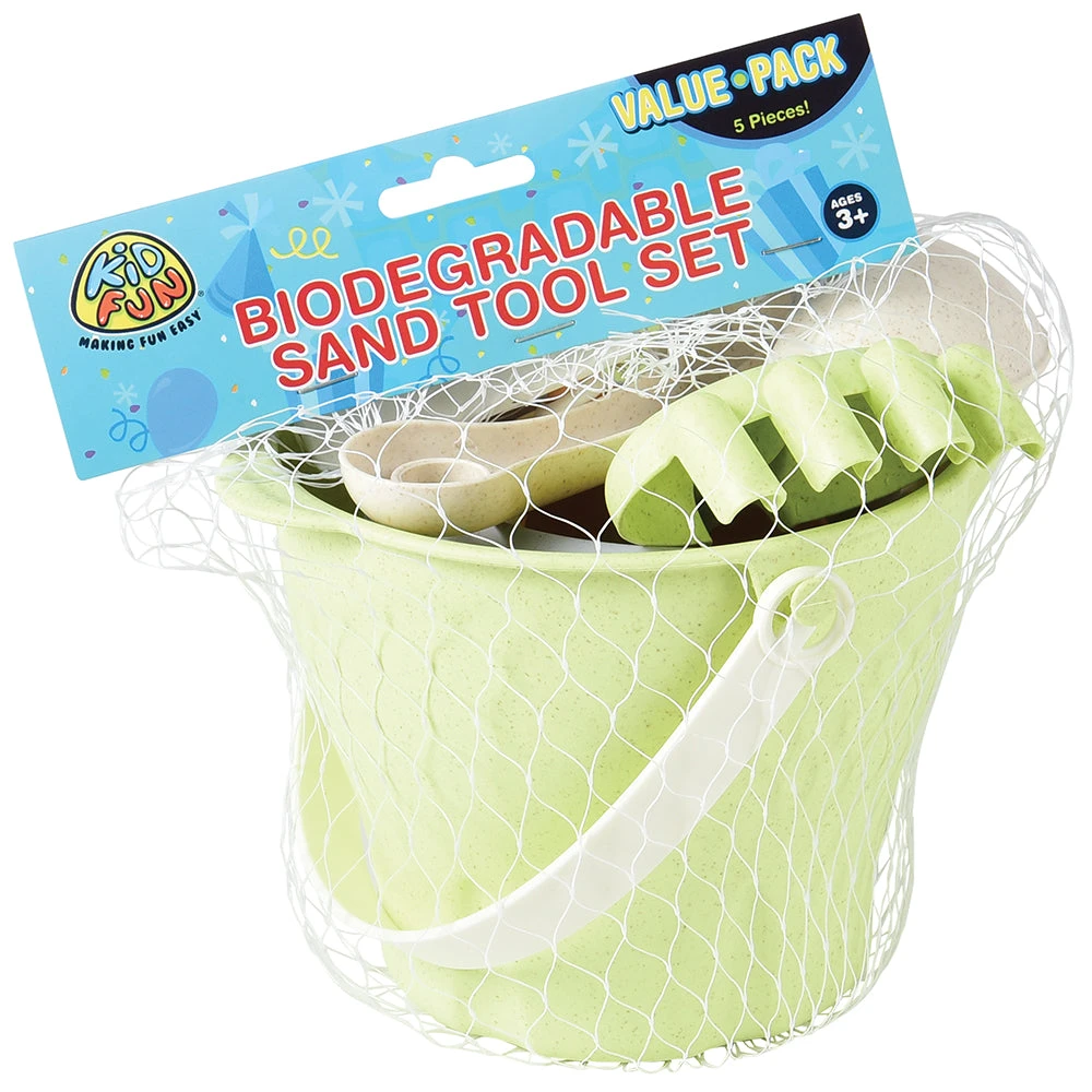 Eco-Friendly Kid's Sand Tool Set Eco-Friendly Kid's Sand Tool Set -Carnivals Source Toys 5210 001