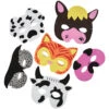 Farm Animal Foam Costume Masks (One Dozen)