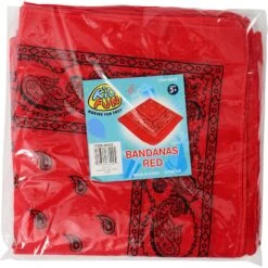 Red Bandannas (One Dozen) -Carnivals Source Toys 8002 004