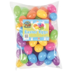 Plastic Easter Eggs - 50 Pieces -Carnivals Source Toys ed232 401