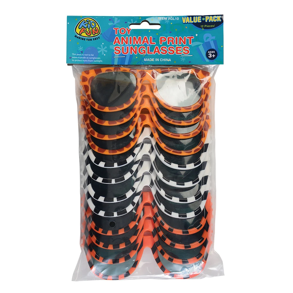 Animal Print Sunglasses Party Favor (1 Dozen) Animal Print Sunglasses Party Favor (1 Dozen) -Carnivals Source Toys gl10 103