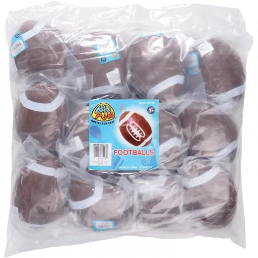 Footballs Toy (one dozen) Footballs Toy (one Dozen) -Carnivals Source Toys gs138 001