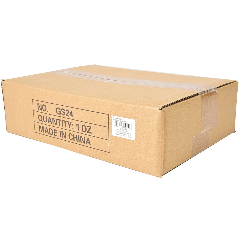 Rubber Baseballs Toy (one dozen) Rubber Baseballs Toy (one Dozen) -Carnivals Source Toys gs24 304