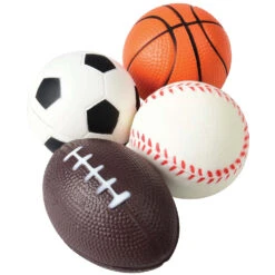 Squeeze Sport Balls Toy (One Dozen)