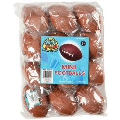 Mini 4 Inch Footballs Toy (one Dozen) -Carnivals Source Toys gs464 004