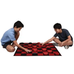 Checkboard Rug Set Game 6 Checkboard Rug Set Game -Carnivals Source Toys gs481 108