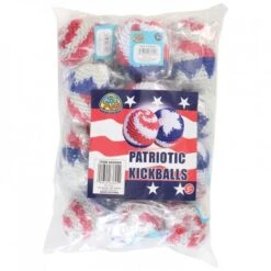 4th Of July Patriotic Kickballs Toy (One Dozen) -Carnivals Source Toys gs504 001