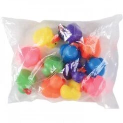 Mini Neon Ducks Party Favor (One Dozen) -Carnivals Source Toys gs704 001