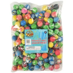 Bounce Ball Assortment Toy 27Mm (bag Of 144) 4 Bounce Ball Assortment Toy 27Mm (bag Of 144) -Carnivals Source Toys gs868 003