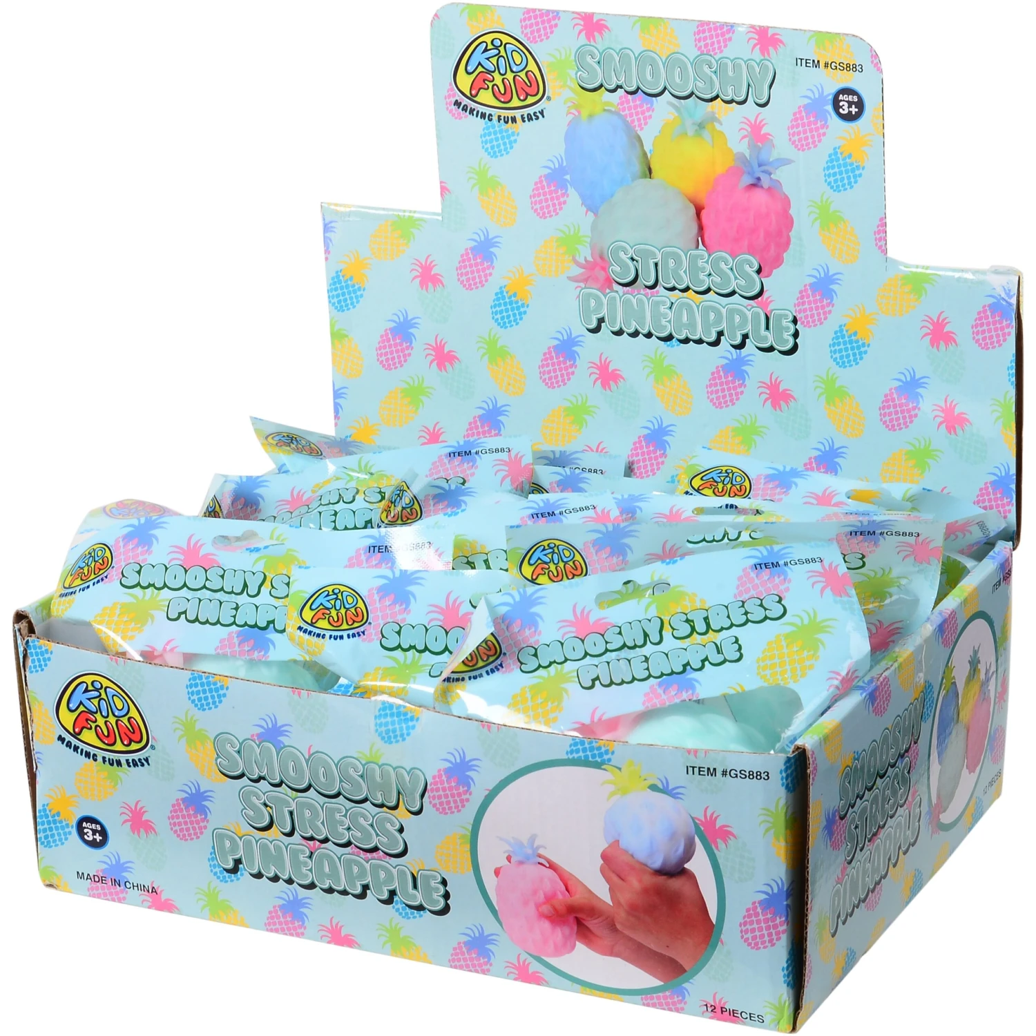 Smooshy Stress Pineapples Toy (1 Dozen) Smooshy Stress Pineapples Toy (1 Dozen) -Carnivals Source Toys gs883 003 f586a3f9 efb8 4f71 920d 6d01153d37ae scaled