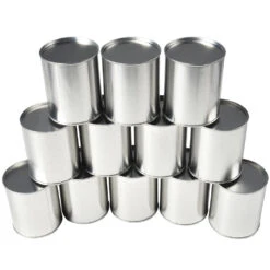 Metal Cans Party Supplies (12 Per Package)