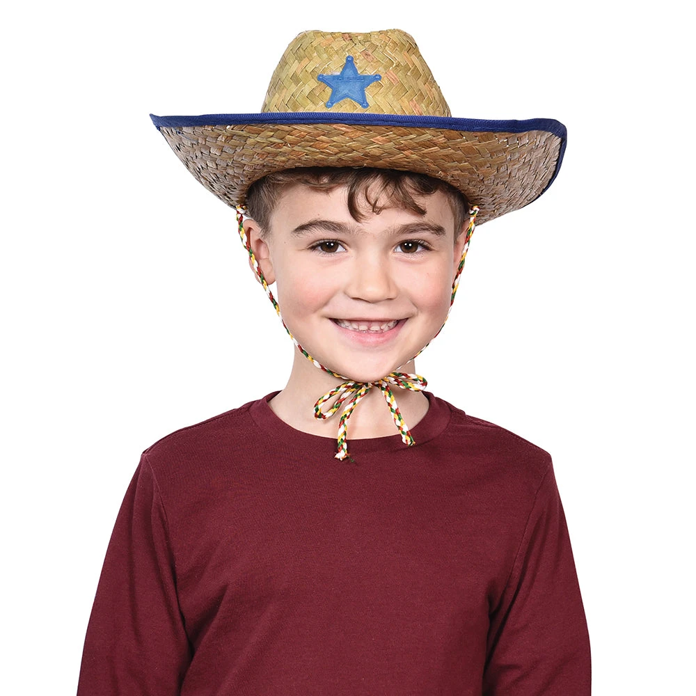 Child Costume Cowboy Hat, Assorted Red or Blue Child Costume Cowboy Hat, Assorted Red Or Blue -Carnivals Source Toys h100 101