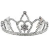 Costume Silver Tiara (One Dozen)