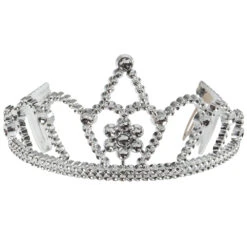 Costume Silver Tiara (One Dozen)