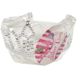 Costume Silver Tiara (One Dozen) -Carnivals Source Toys h212 004