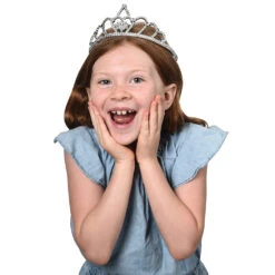 Costume Silver Tiara (One Dozen) -Carnivals Source Toys h212 307