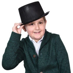 Felt Black Costume Top Hat 4 Felt Black Costume Top Hat -Carnivals Source Toys h236 102