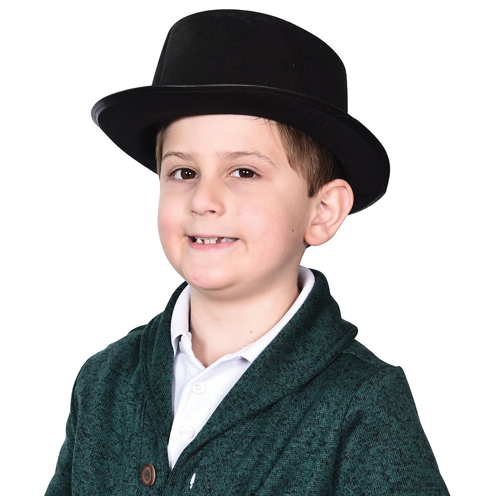 Felt Black Costume Top Hat Felt Black Costume Top Hat -Carnivals Source Toys h236 105