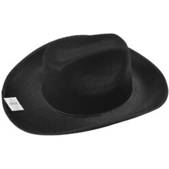 Costume Cowboy Hat - Black -Carnivals Source Toys h244 002