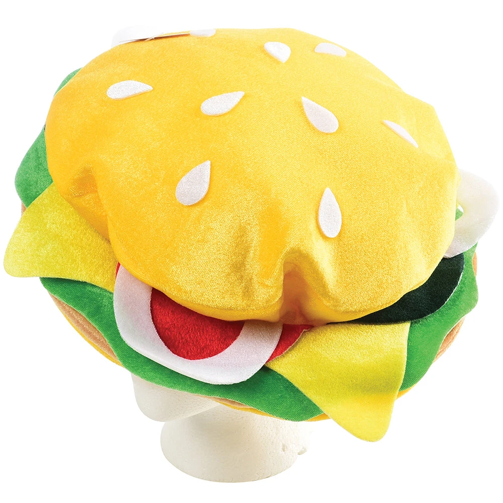 Hamburger Costume Hat Hamburger Costume Hat -Carnivals Source Toys h335 401