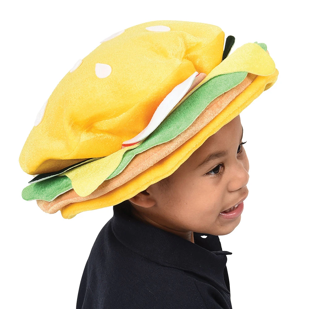 Hamburger Costume Hat Hamburger Costume Hat -Carnivals Source Toys h335 405