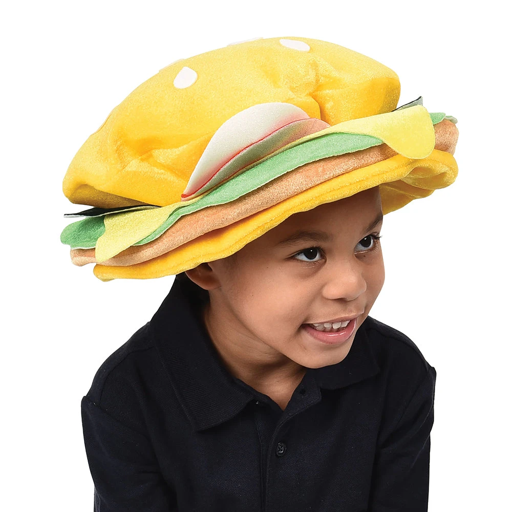 Hamburger Costume Hat Hamburger Costume Hat -Carnivals Source Toys h335 422