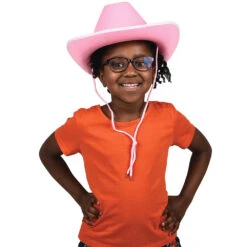 Costume Cowboy Hat - Pink -Carnivals Source Toys h373 102
