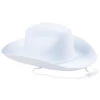 Costume Cowboy Hat - White -Carnivals Source Toys h374 001