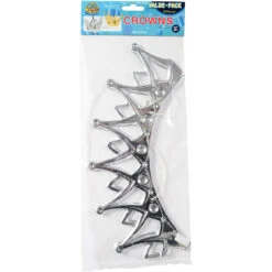 Miniature Metallic Party Crowns With Elastic Chin Strap Party Favor (1 Dozen) -Carnivals Source Toys h439 502