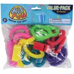 Bracelet Whistle Keychains Novelty (One Dozen) -Carnivals Source Toys ja114 001