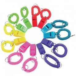 Bracelet Whistle Keychains Novelty (One Dozen) -Carnivals Source Toys ja114 002