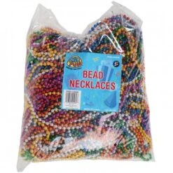 Bulk Assorted Metallic 6mm Bead Necklaces Party Favor (144 Pieces) 4 Bulk Assorted Metallic 6mm Bead Necklaces Party Favor (144 Pieces) -Carnivals Source Toys ja646 003