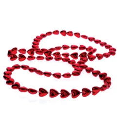 Heart Metallic Bead Necklaces Party Favor (1 Dozen)
