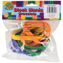 Block Mania Bracelets (pack Of 12) -Carnivals Source Toys ja837 302